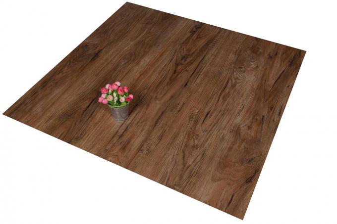 Baldosas de madera impermeables del PVC del grano ninguna - cera 9" X48
