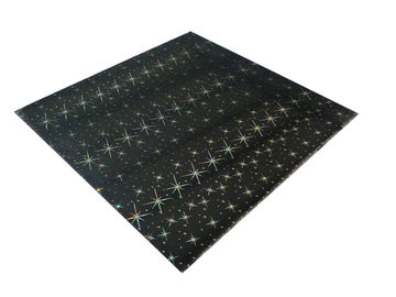 Los paneles de techo brillantes negros del PVC del rectángulo del ISO para los cuartos de baño 2.2Kg - 2.8Kg por Sqm